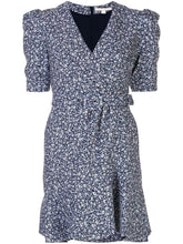 Load image into Gallery viewer, Crepe Stretch Ruffle Dress