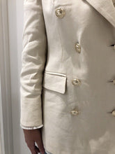 Load image into Gallery viewer, Linen Double Breasted Blazer