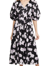 Load image into Gallery viewer, Long Sleeve Ikat Tie Dress