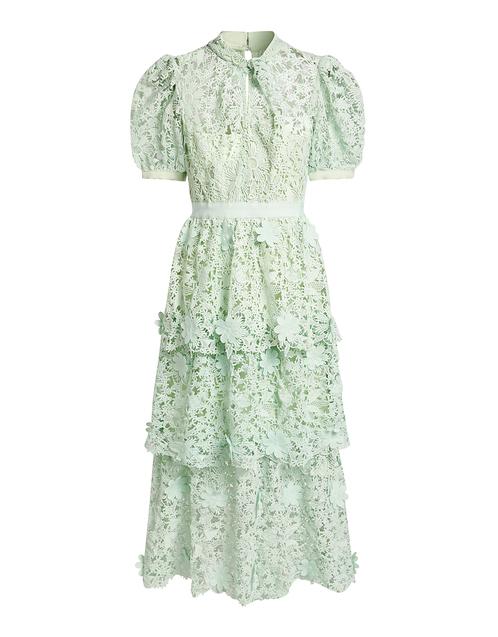 Floral Lace Midi Dress Floral Lace Midi Dress