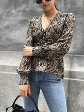 Load image into Gallery viewer, Thea Reptile Blouse