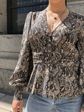 Load image into Gallery viewer, Thea Reptile Blouse