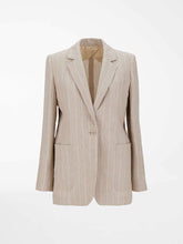 Load image into Gallery viewer, Marisa Linen Longline Blazer