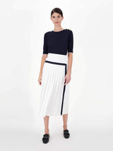 Load image into Gallery viewer, Pinne Pleated Geometric Midi Skirt