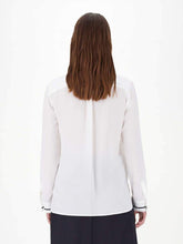 Load image into Gallery viewer, Filante Silk Crepe Shirt with Piping