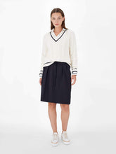 Load image into Gallery viewer, Filante Silk Crepe Shirt with Piping