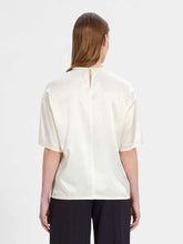 Load image into Gallery viewer, Nirvana Bouquet Print Silk Tee