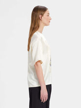 Load image into Gallery viewer, Nirvana Bouquet Print Silk Tee