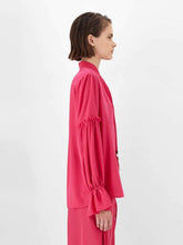 Load image into Gallery viewer, Agguati Silk Tunic Balloon Sleeve
