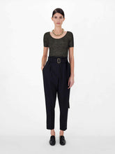 Load image into Gallery viewer, Dida High Waist Belted Button Pant