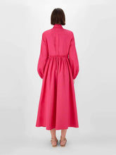 Load image into Gallery viewer, Bairo Cotton Poplin Midi Shirt Dress