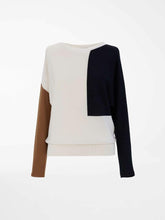 Load image into Gallery viewer, Taiga 100% Wool Colourblock Knit