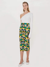 Load image into Gallery viewer, Tamaro Printed Pencil Skirt