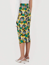 Load image into Gallery viewer, Tamaro Printed Pencil Skirt