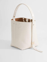 Load image into Gallery viewer, Plages Croc Embossed Leather Tote