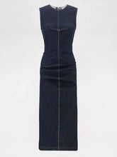 Load image into Gallery viewer, Giugno Snail Denim  Dress
