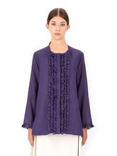 Load image into Gallery viewer, Falla Ramie Ruffle Blouse