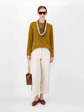 Load image into Gallery viewer, Francia Basket Weave Linen Culotte