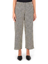 Load image into Gallery viewer, Brian Cotton Stretch Fringe Culotte