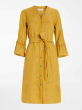 Load image into Gallery viewer, Aloe Ramie Ruffle Sleeve Belted