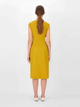 Load image into Gallery viewer, Estremo Cotton Poplin V-Neck Belted