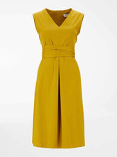Load image into Gallery viewer, Estremo Cotton Poplin V-Neck Belted