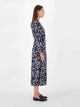 Load image into Gallery viewer, Marengo Crepe Silk Printed Belted Long