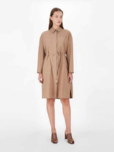 Load image into Gallery viewer, Cadmio Silk Belted Shirt Dress