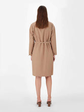 Load image into Gallery viewer, Cadmio Silk Belted Shirt Dress