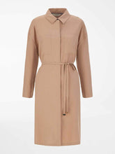 Load image into Gallery viewer, Cadmio Silk Belted Shirt Dress