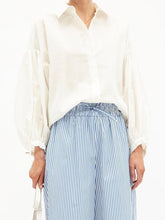 Load image into Gallery viewer, Baleari Silk Blend Belted Top