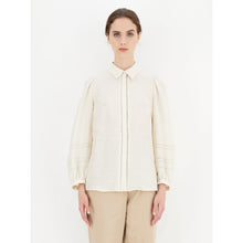 Load image into Gallery viewer, Edicola Linen Puff Sleeve Shirt