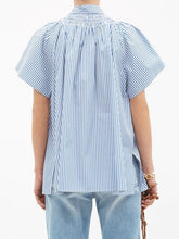 Load image into Gallery viewer, Coimbra Cotton Poplin Smocked Button