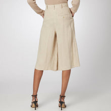 Load image into Gallery viewer, Geneve Pleated Culotte Linen