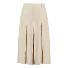 Load image into Gallery viewer, Geneve Pleated Culotte Linen
