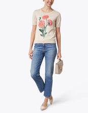 Load image into Gallery viewer, Padana Knit Jacquard Printed Tee