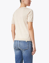 Load image into Gallery viewer, Padana Knit Jacquard Printed Tee