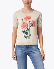 Load image into Gallery viewer, Padana Knit Jacquard Printed Tee
