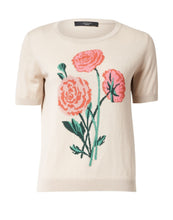 Load image into Gallery viewer, Padana Knit Jacquard Printed Tee