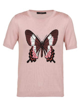 Load image into Gallery viewer, Padana Knit Jacquard Printed Tee