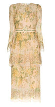 Load image into Gallery viewer, Amelie Pintuck Flounce Dress