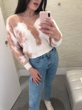 Load image into Gallery viewer, Tie Dye Cropped Knit