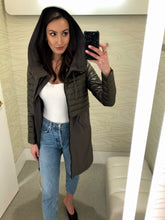 Load image into Gallery viewer, Down Raincoat Mixed Parka