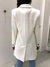 Load image into Gallery viewer, Wool Blend Double Breasted Lined