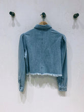 Load image into Gallery viewer, Simone Crop Denim Jacket