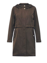 Load image into Gallery viewer, Ruffle Raincoat Hooded