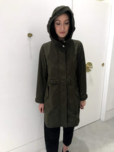 Load image into Gallery viewer, Ruffle Raincoat Hooded