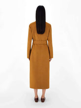Load image into Gallery viewer, Boario Double Face Wool Long Belted