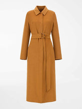 Load image into Gallery viewer, Boario Double Face Wool Long Belted