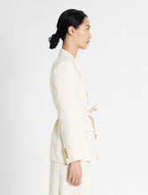Load image into Gallery viewer, Ananas Linen Belted Blazer